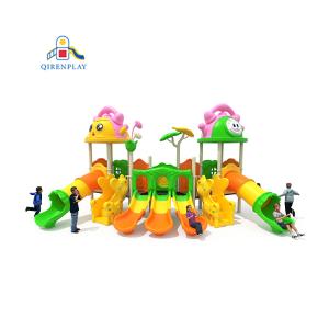 Hot sale Outdoor plastic games set play set playground equipment slide for kids Amusement Park Playground