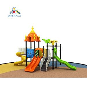 Customized Playground Park  Kids Slide Outdoor Commercial Children Amusement Park Preschool Play Equipment Plastic Slide