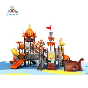 Hot sale Playground Park Slide Commercial Children Amusement Park Preschool Play Equipment Plastic Slide