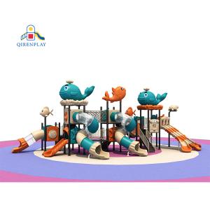Customized Playground Park School Commercial Children Amusement Park Plastic Slide Kids Playground