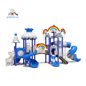 High quality Plastic Outdoor Playground Equipment Set For Kids Combined Slide Outdoor Playground Equipment