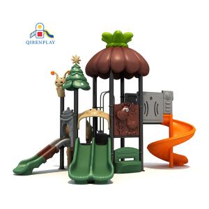 Hot Sale Outdoor Playground Equipment Set Children Plastic Slide Attractive Outdoor Homemade Playground Equipment