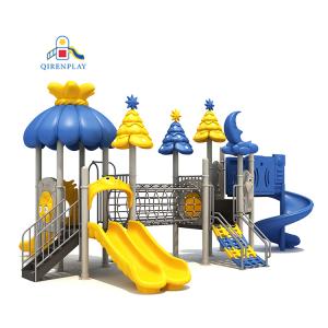 New Design Colorful Play Slide Commercial Children Amusement Park Outdoor Children Playground Equipment Plastic Slide