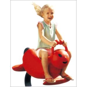 High quality amusement parks kids plastic rider spring rocking horse children park playgrounds Outdoor Spring Rider