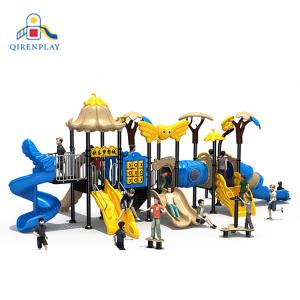 Latest amusement park commercial playground sets outdoor equipment plastic kids slide