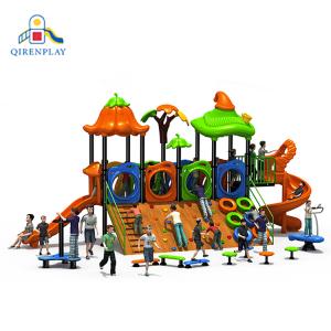 2023 Amusement Park Equipment Kids Play Area Large Outdoor Playground Plastic Slide For Sale