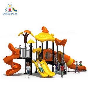 2023 new arrival commercial children plastic amusement park school game kids slides indoor plastic playground