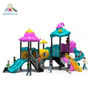 Long Plastic Water Slide Children Outdoor Playground Big Slides For Sale