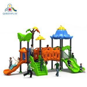 Kinder Garden Playground Slide Plastic Forest Theme Colorful Playground Structure for Toddler