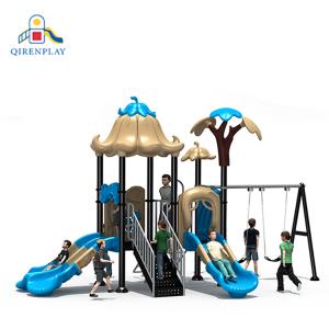 Good Quality Children Outdoor Used Mcdonalds Playground Equipment Plastic Slide Swing Set