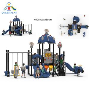 kids equipments amusement park children outdoor playground plastic big slides for sale