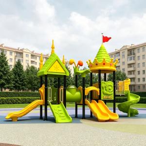 Customized Outdoor Kids Playground Play Set Safety Slide Equipment Kindergarten School Park Garden Backyard Children Play Area