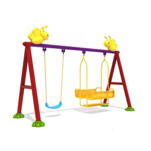 Factory Children Playground Equipment Double Baby Swing for Toy Swing Set Sports Toy Preschool Outdoor Playground Equipment