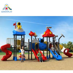 Kids Outdoor Plastic Slide And Swing Set Kindergarten Cheap Playground Equipment