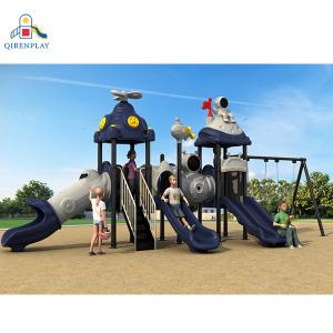  big plastic slide and swing outdoor playground children outdoor playground equipment slide for kids